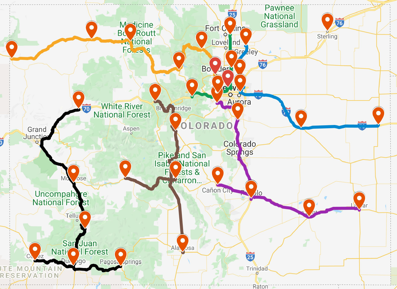 Electric Vehicle FastCharging Corridors Colorado Energy Office