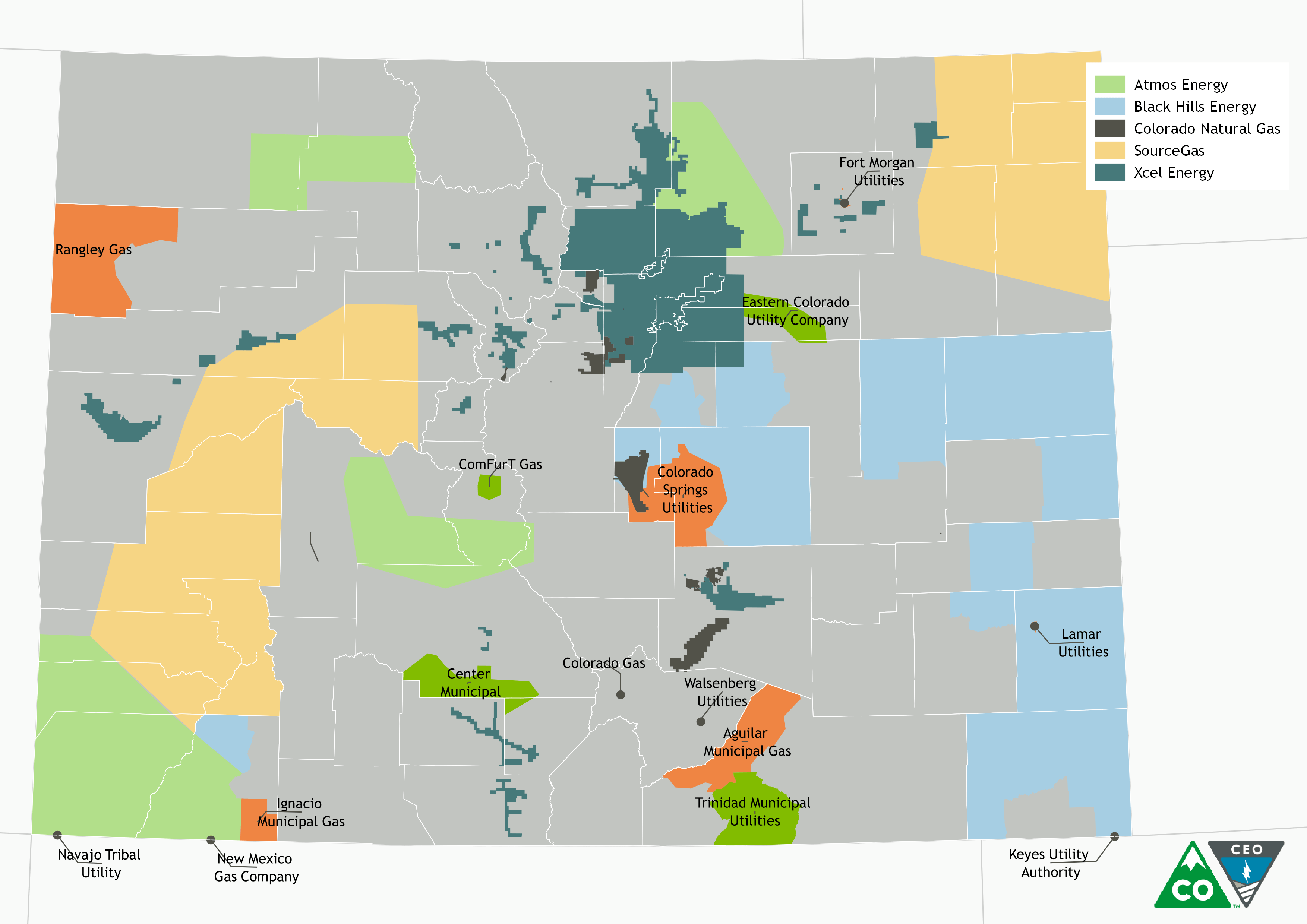Colorado Natural Resources Map Natural Gas | Colorado Energy Office