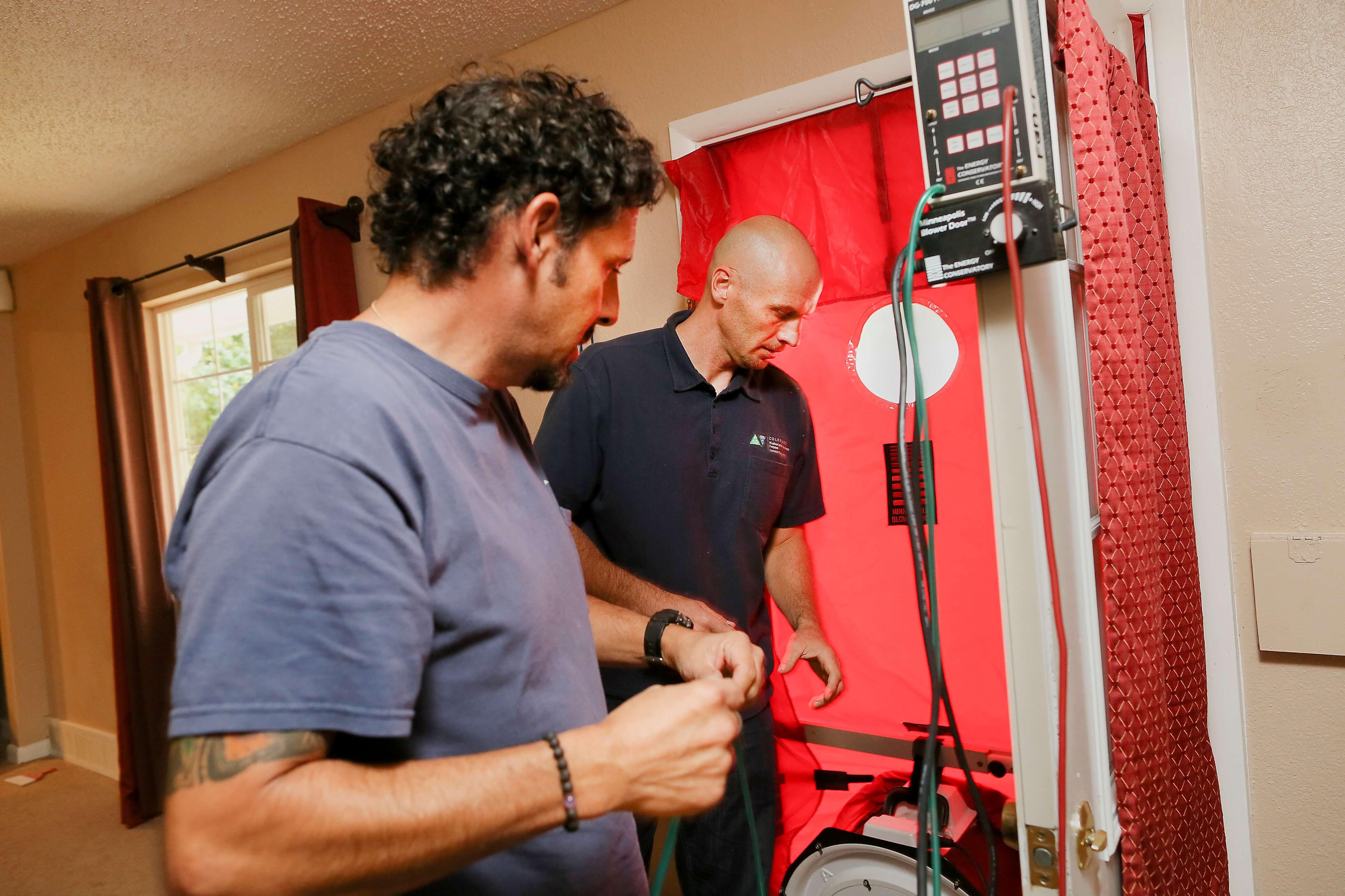 Blower Door Step