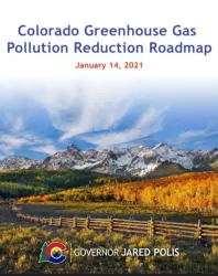 cover of the Colorado GHG Pollution Reduction Roadmap released in January 2021