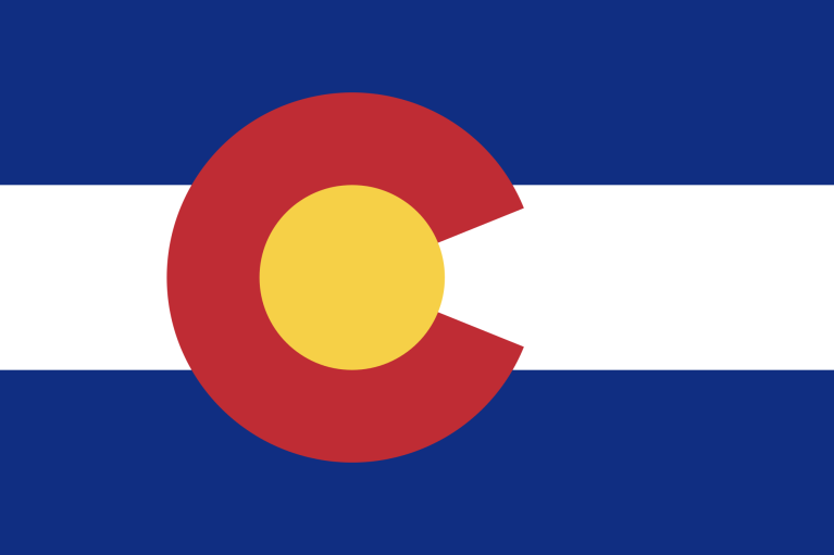 State of Colorado flag